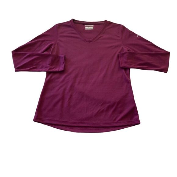Columbia wine long sleeve Top Medium - Picture 1 of 5